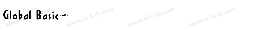 Global Basic字体转换
